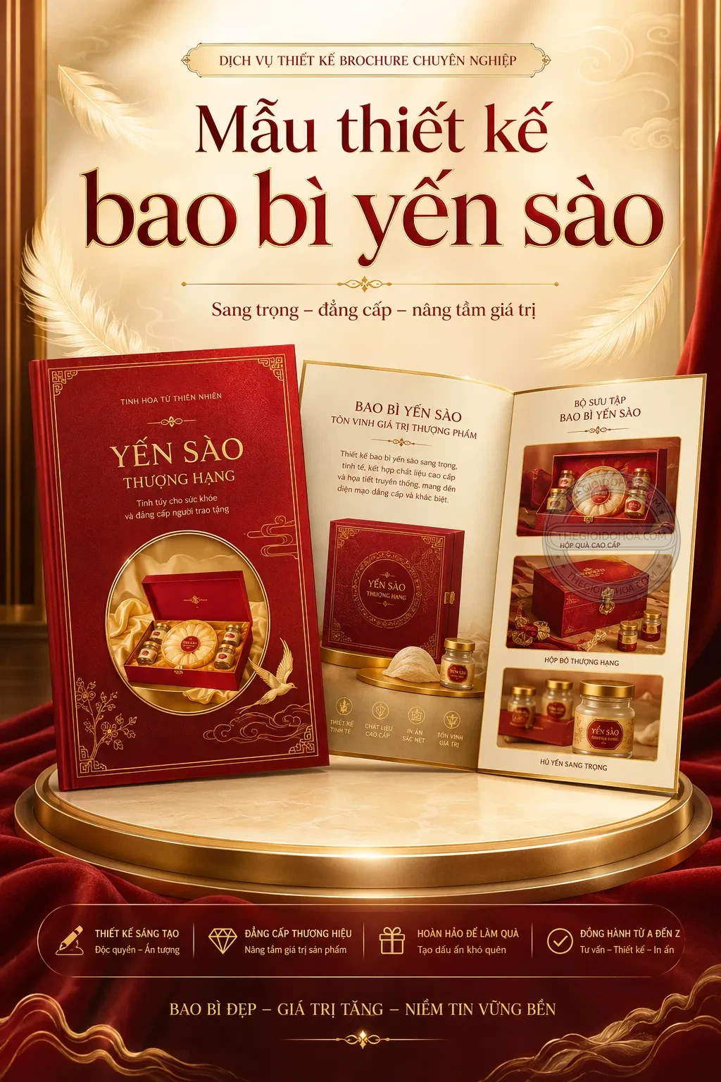 Mẫu thiet ke bao bì yen sao