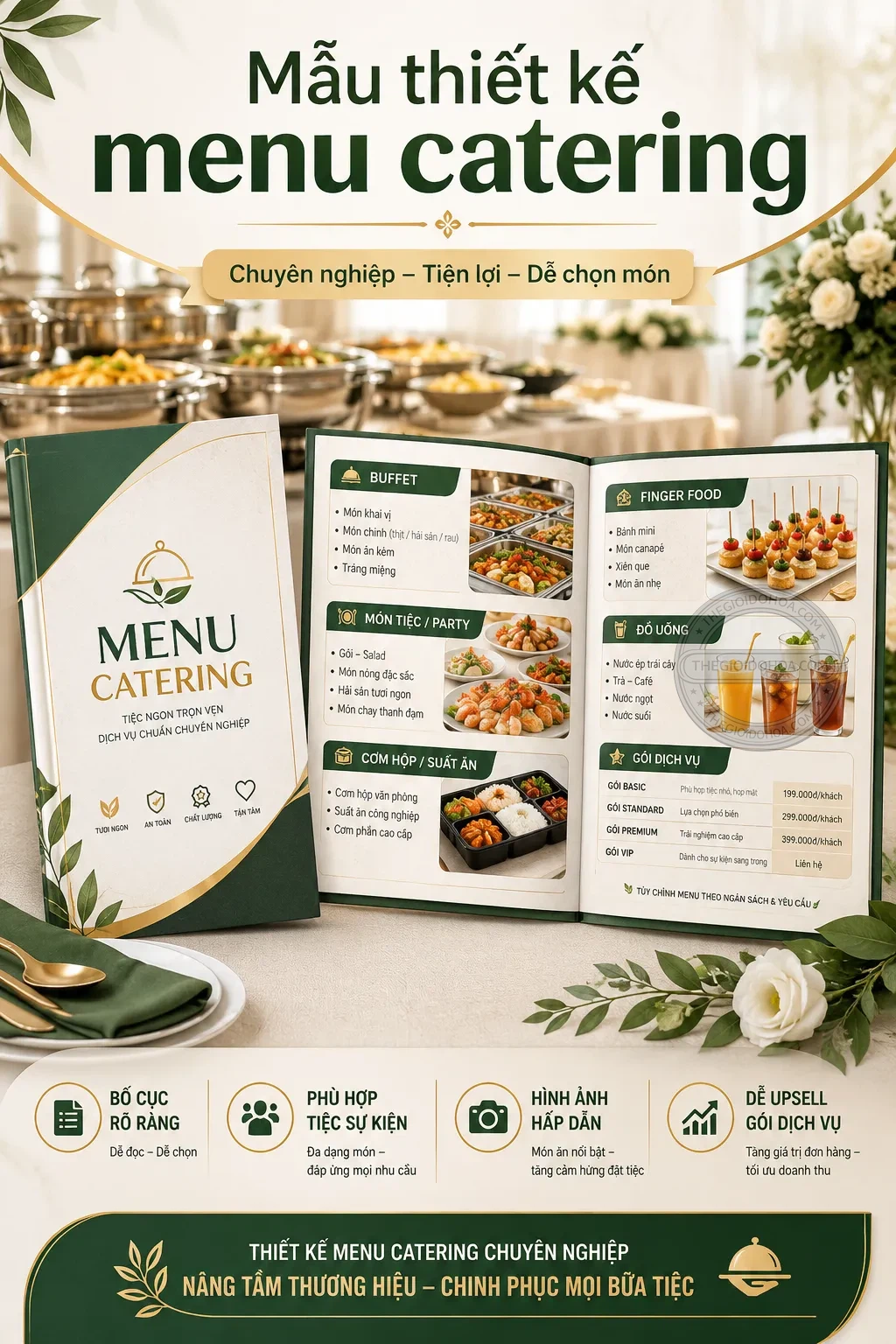 Mẫu thiet ke menu catering