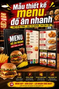 Mẫu thiet ke menu do an nhanh