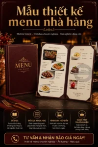 Mẫu thiet ke menu nha hang