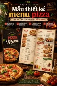 Mẫu thiet ke menu pizza