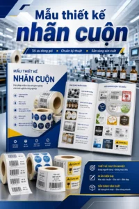 Mẫu thiet ke nhãn cuon