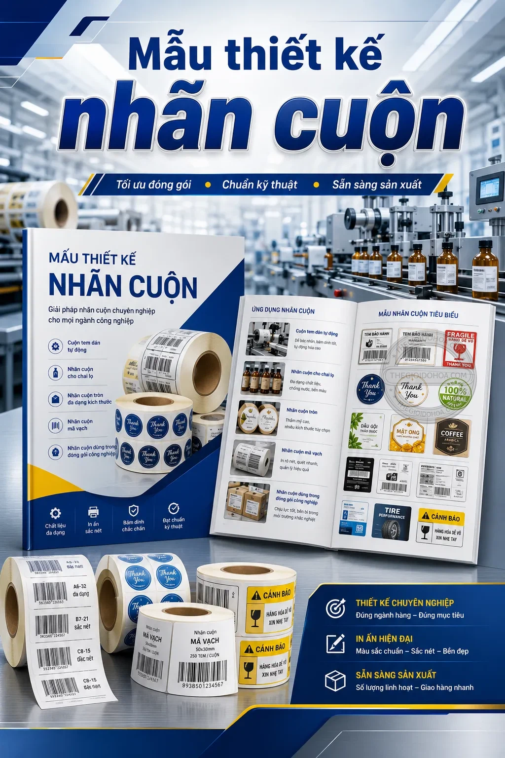 Mẫu thiet ke nhãn cuon