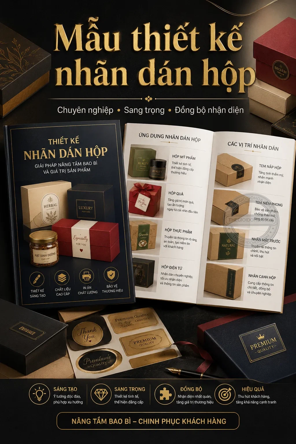 Mẫu thiet ke nhãn dan hop