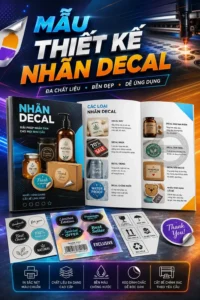 Mẫu thiet ke nhãn decal