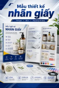 Mẫu thiet ke nhãn giay