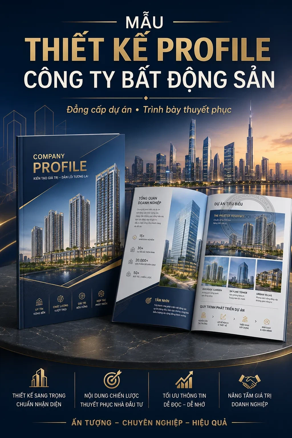Mẫu thiet ke profile công ty bat dong sản