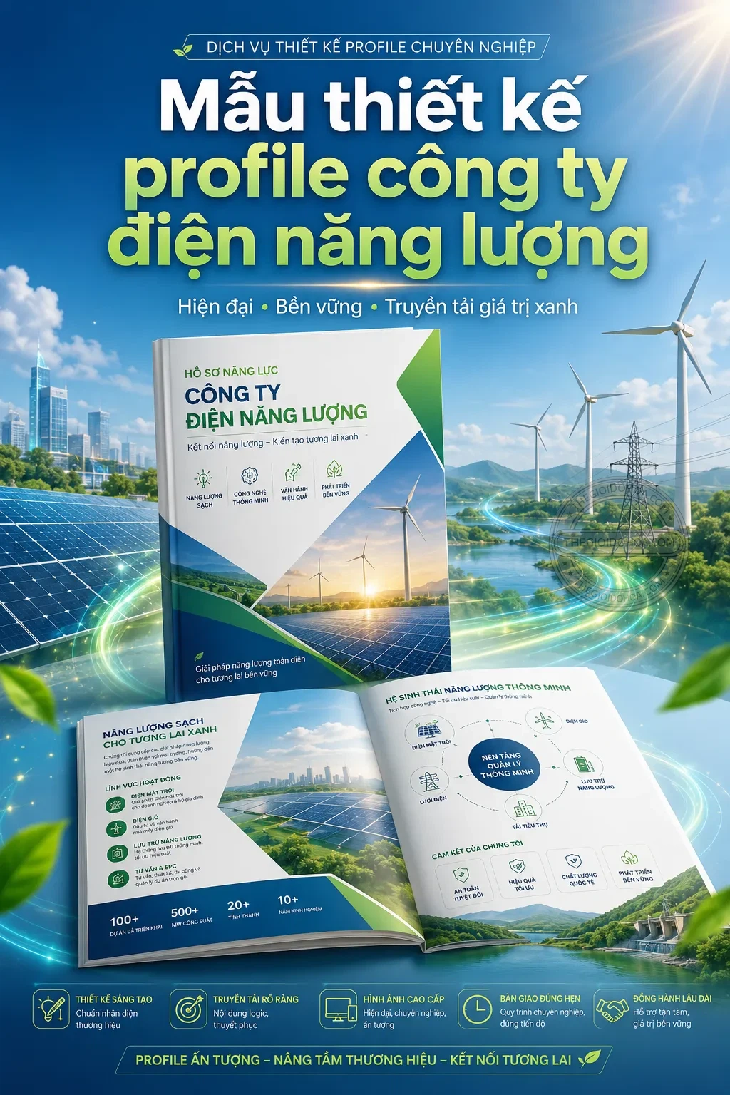 Mẫu thiet ke profile công ty diện nang luong