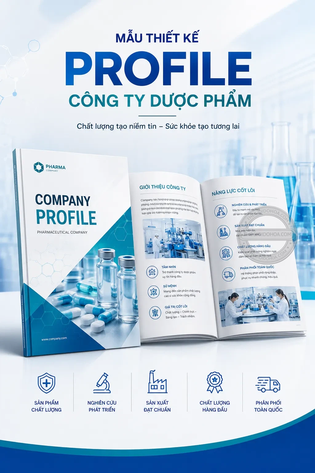 Mẫu thiet ke profile công ty duoc phẩm