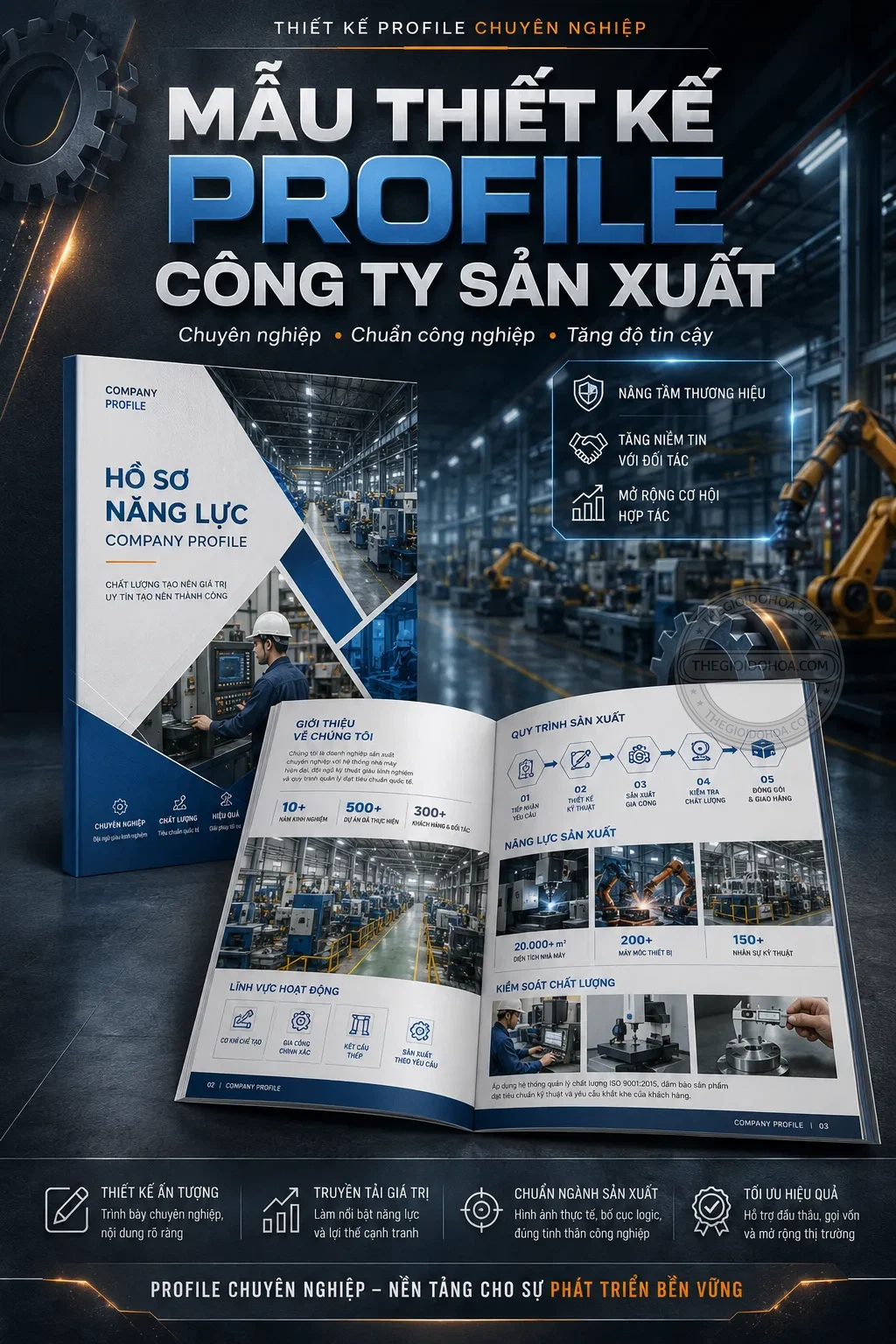 Mẫu thiet ke profile công ty sản xuat