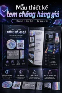 Mẫu thiet ke tem chong hang gia