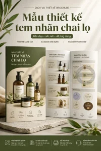 Mẫu thiet ke tem nhãn chai lo
