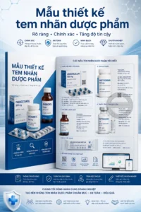 Mẫu thiet ke tem nhãn duoc phẩm