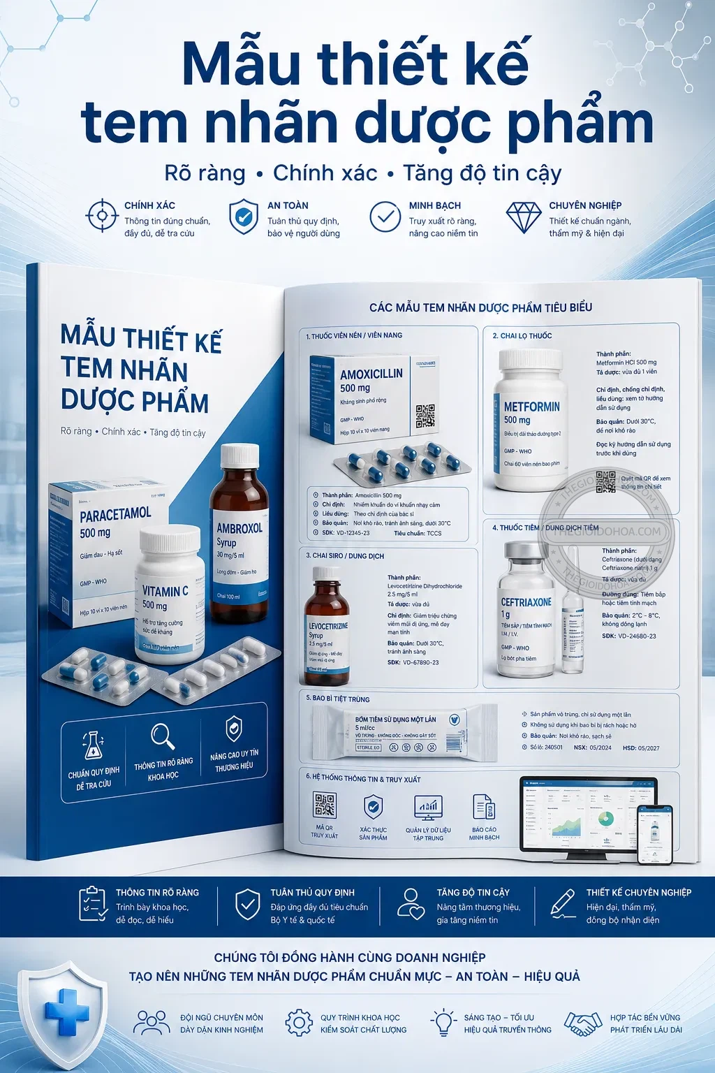 Mẫu thiet ke tem nhãn duoc phẩm