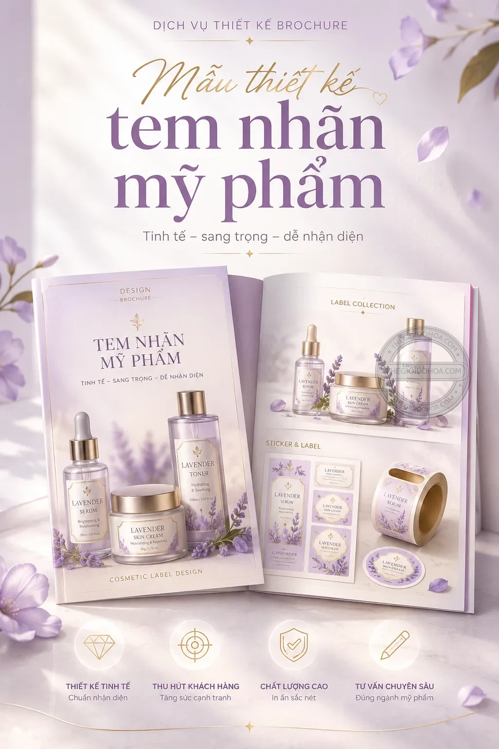 Mẫu thiet ke tem nhãn my phẩm