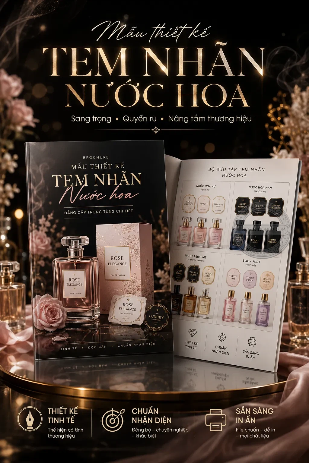 Mẫu thiet ke tem nhãn nuoc hoa
