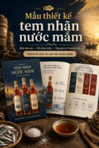 Mẫu thiet ke tem nhãn nuoc mam