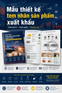 Mẫu thiet ke tem nhãn sản phẩm xuat khau