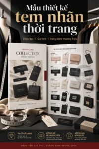 Mẫu thiet ke tem nhãn thoi trang
