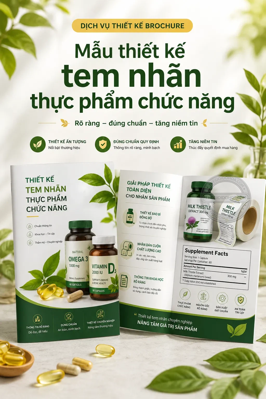 Mẫu thiet ke tem nhãn thuc phẩm chuc nang