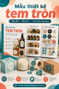 Mẫu thiet ke tem tron