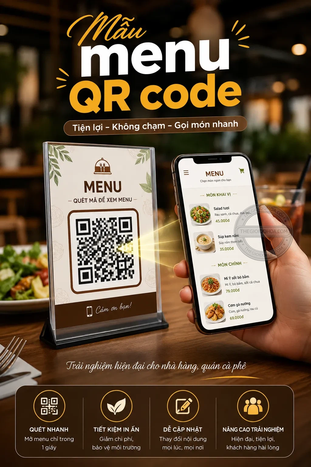 Menu qr code
