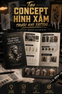 Tao concept hình xăm truoc khi tattoo