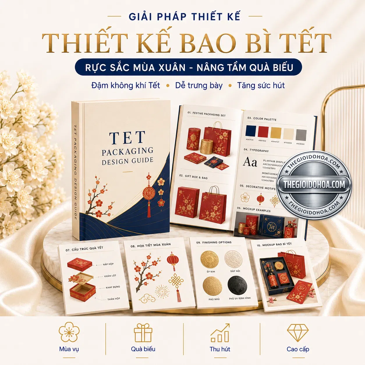 Thiết kế báo bì Tết