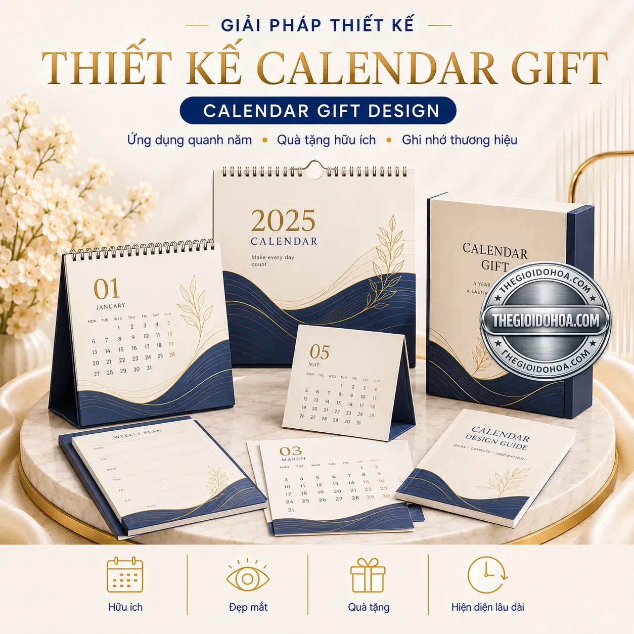 Thiết kế calendar gift