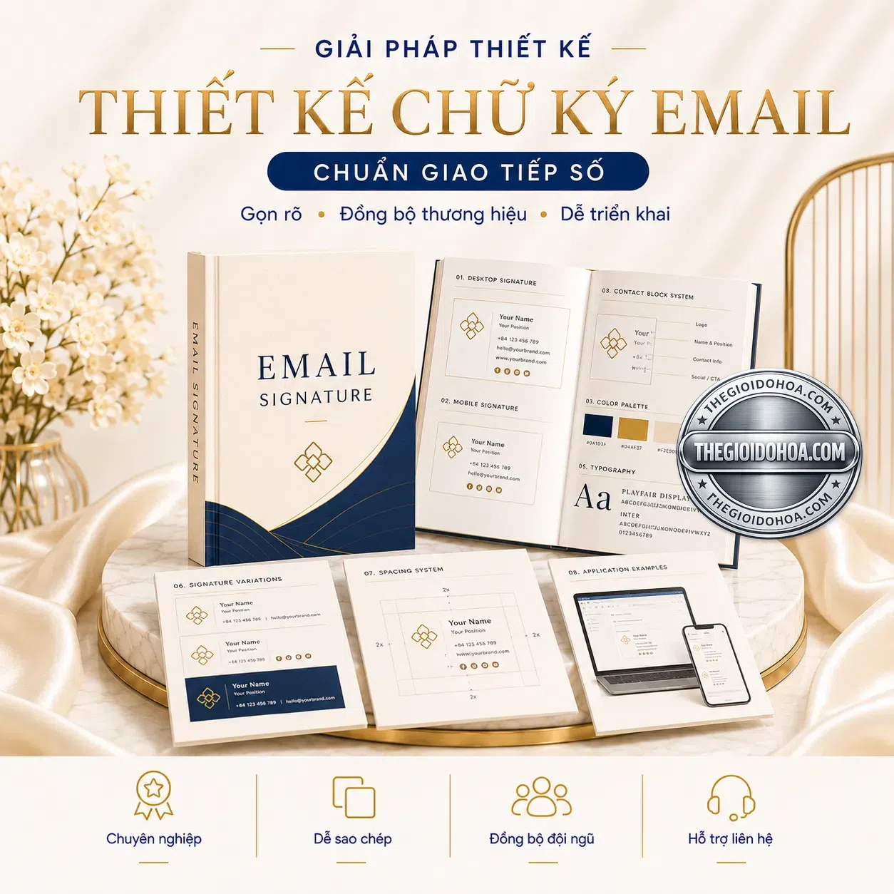 Thiết kế chữ kỹ email