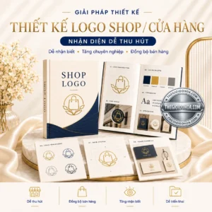 Thiết kế logo shop cua hàng