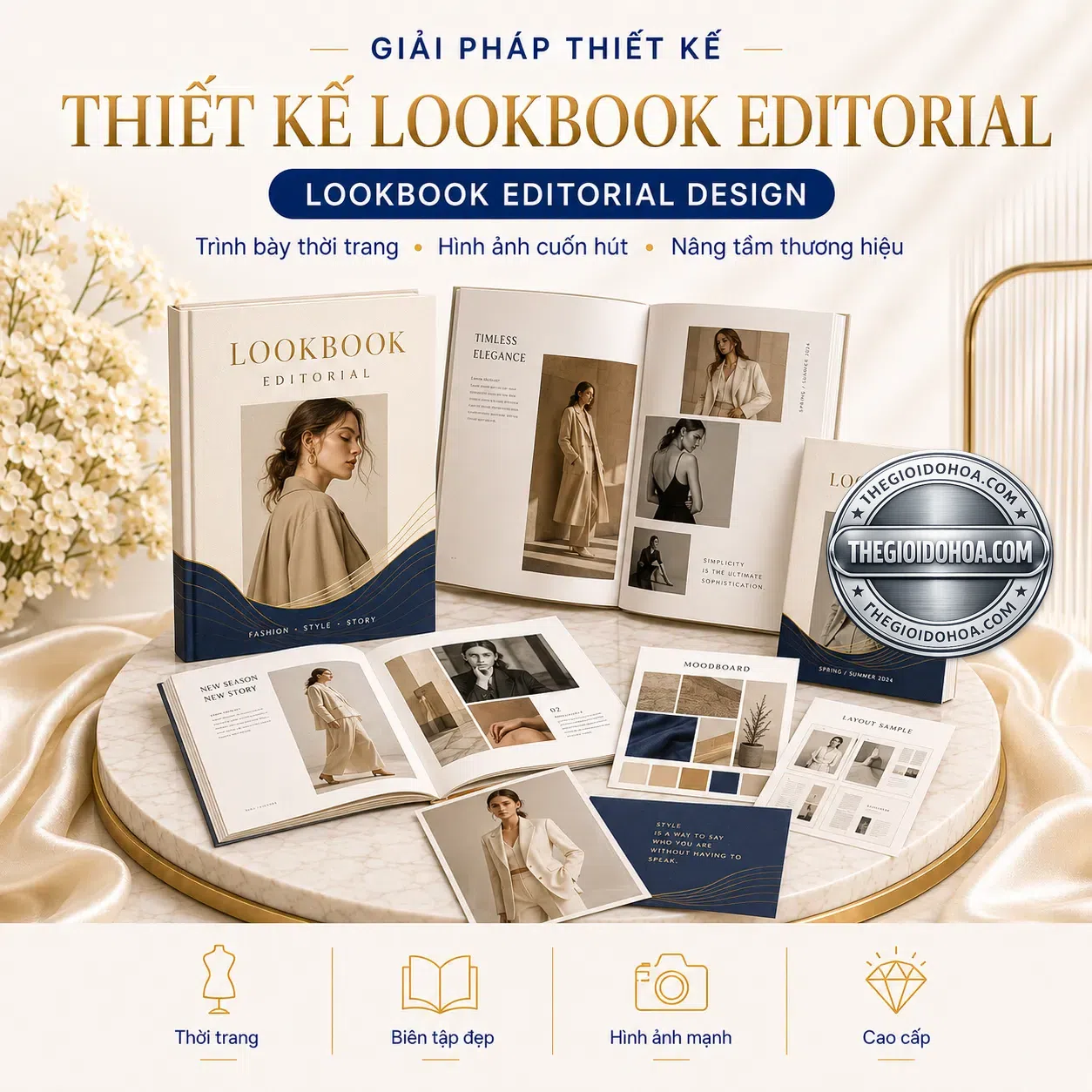 Thiết kế lookbook editorial
