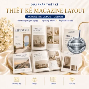 Thiết kế magazine layout