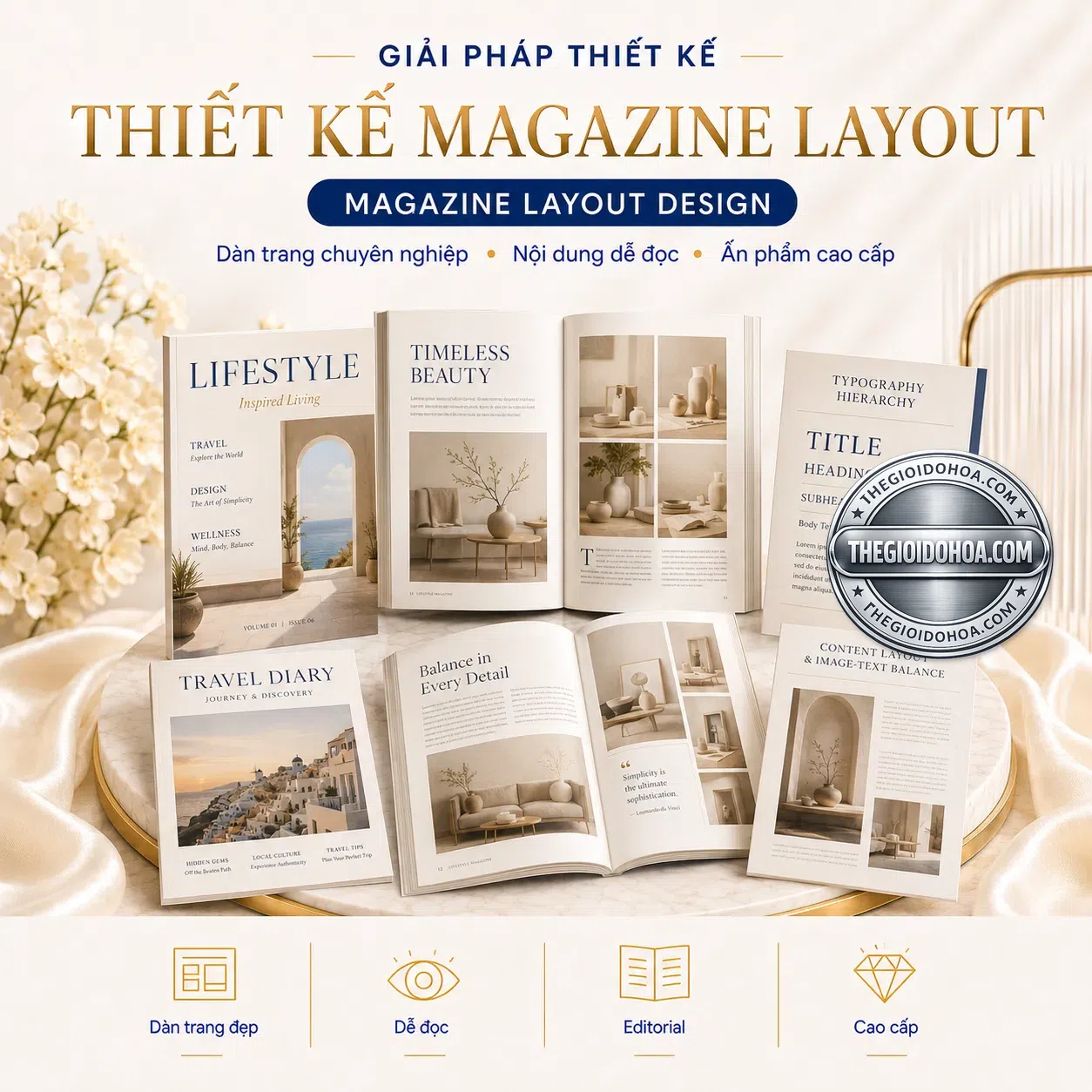 Thiết kế magazine layout