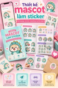 Thiet ke mascot làm sticker
