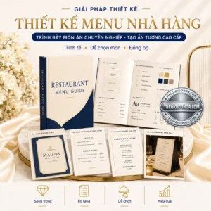 Thiết kế menu nhà hàng