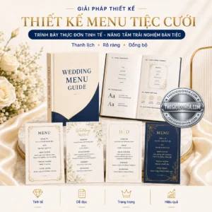 Thiết kế menu tiec cuoi