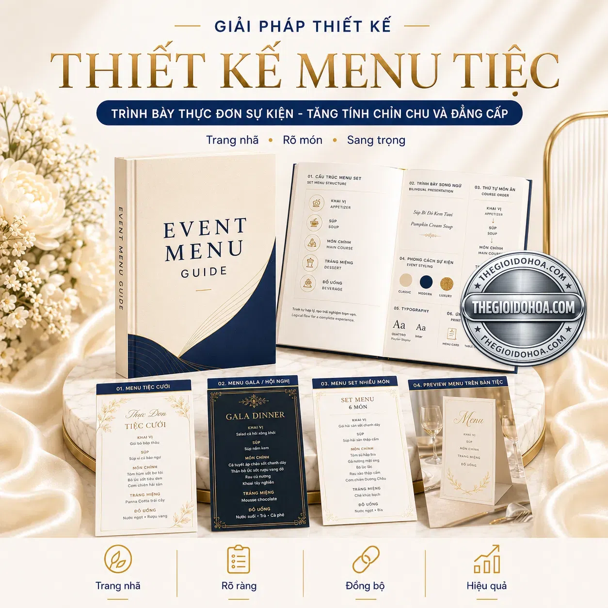 Thiết kế menu tiec