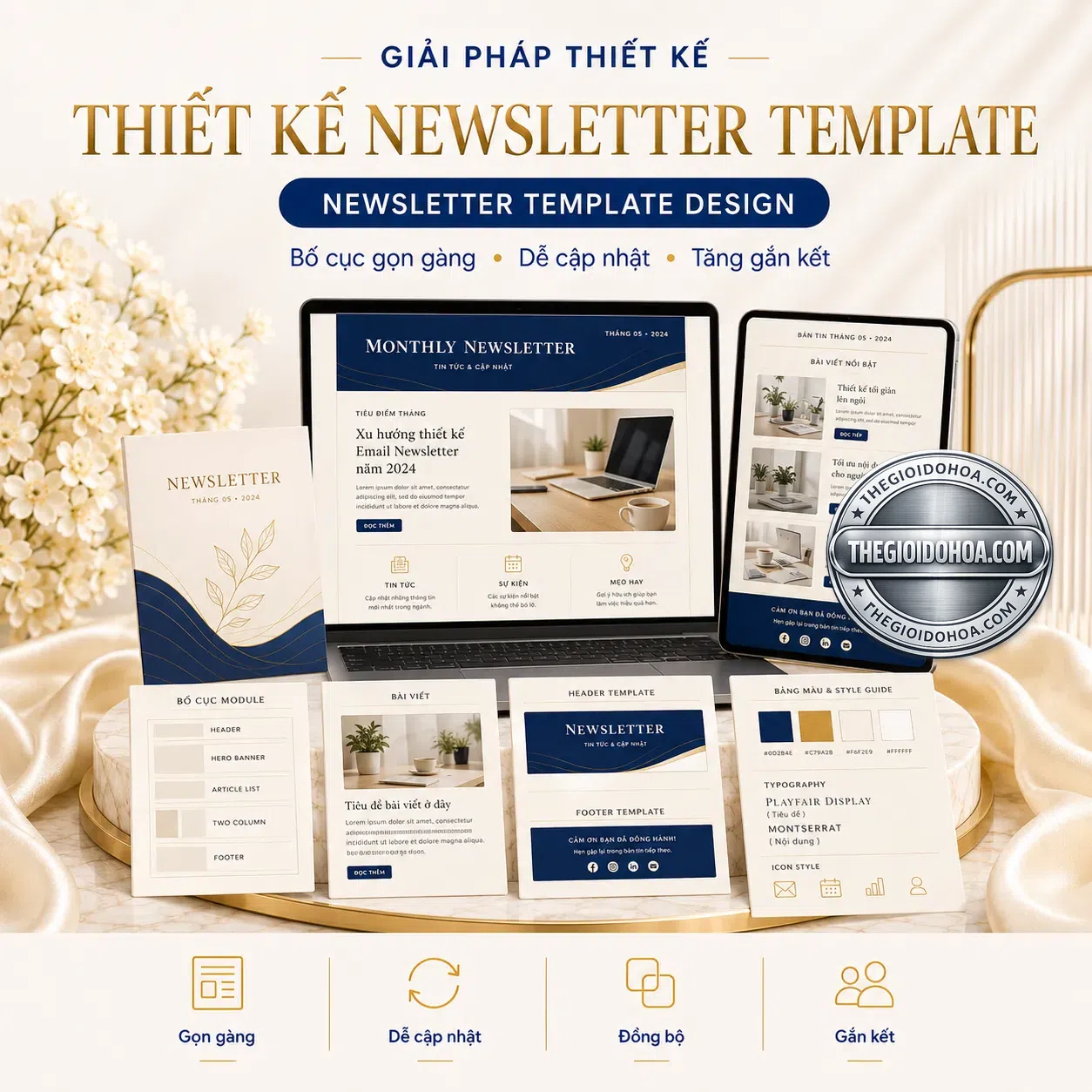 Thiết kế newsletter template