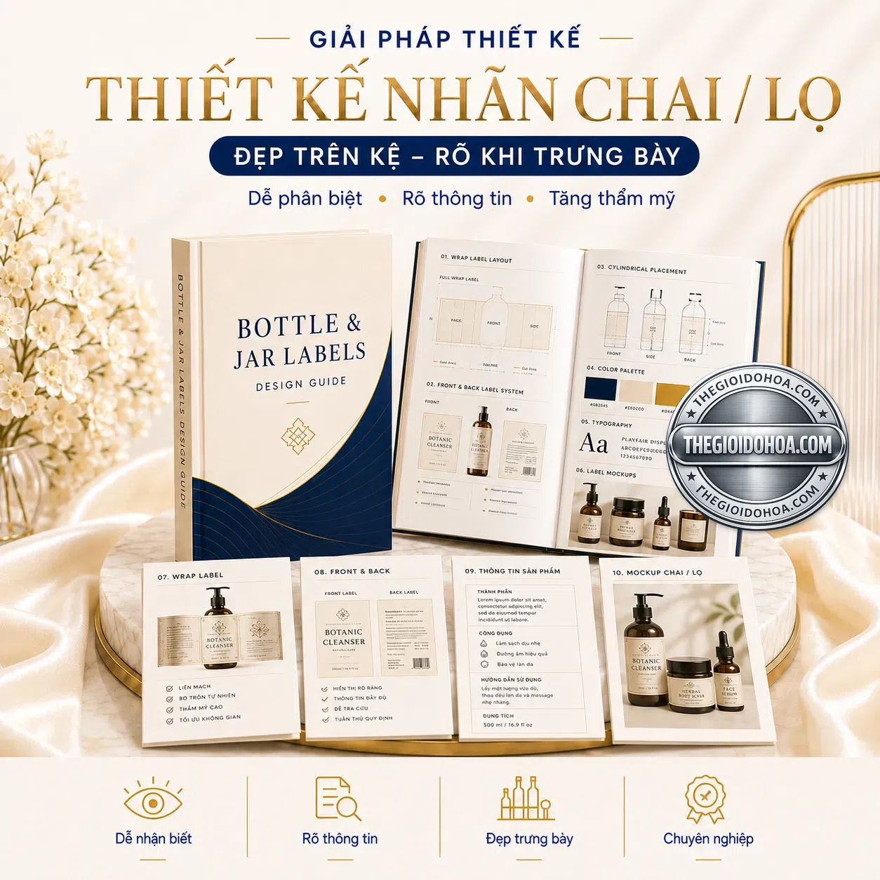 Thiết kế nhãn chai lo