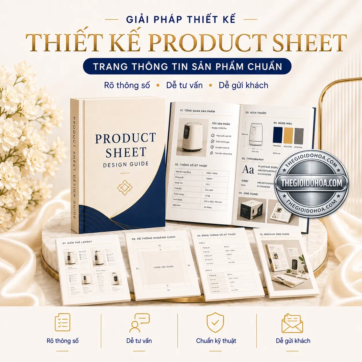 Thiết kế product sheet