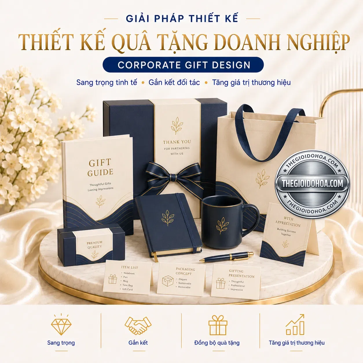 Thiết kế quà tặng doanh nghiệp