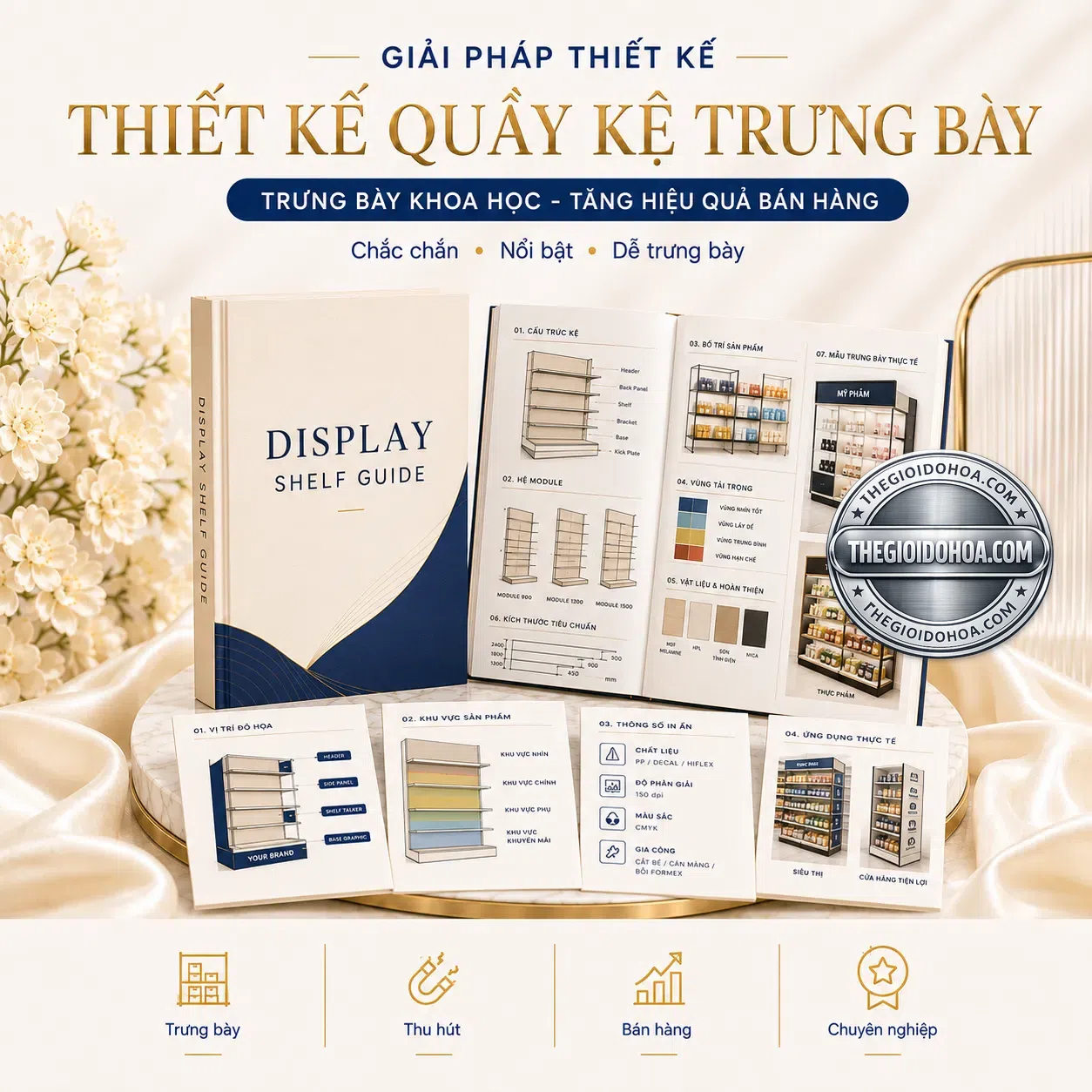 Thiết kế quay kế trưng bày