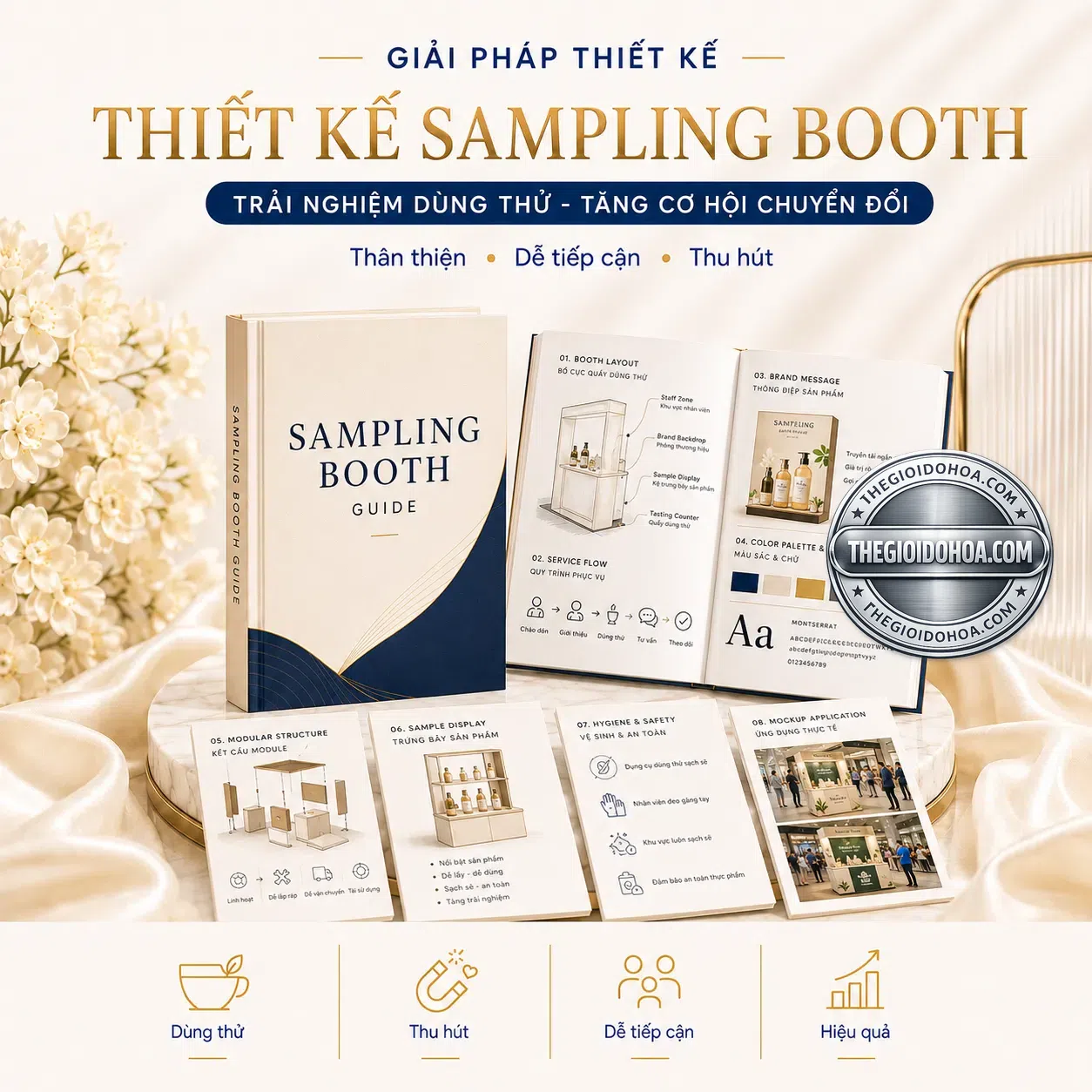Thiết kế sampling booth