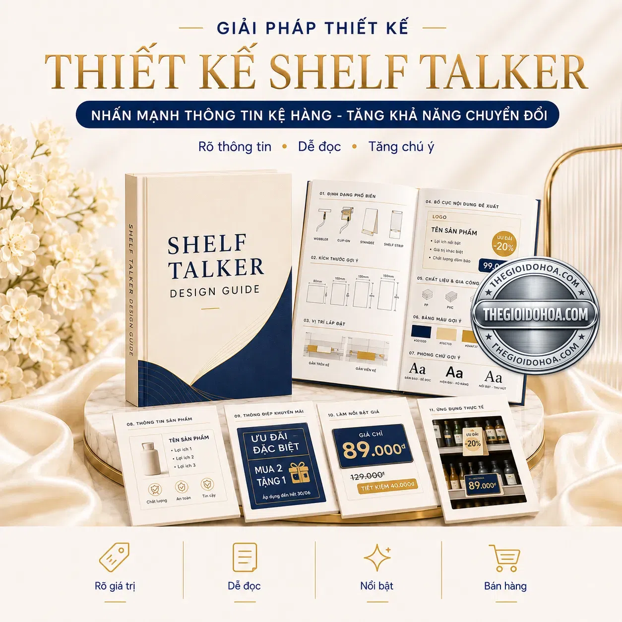 Thiết kế shelf talker