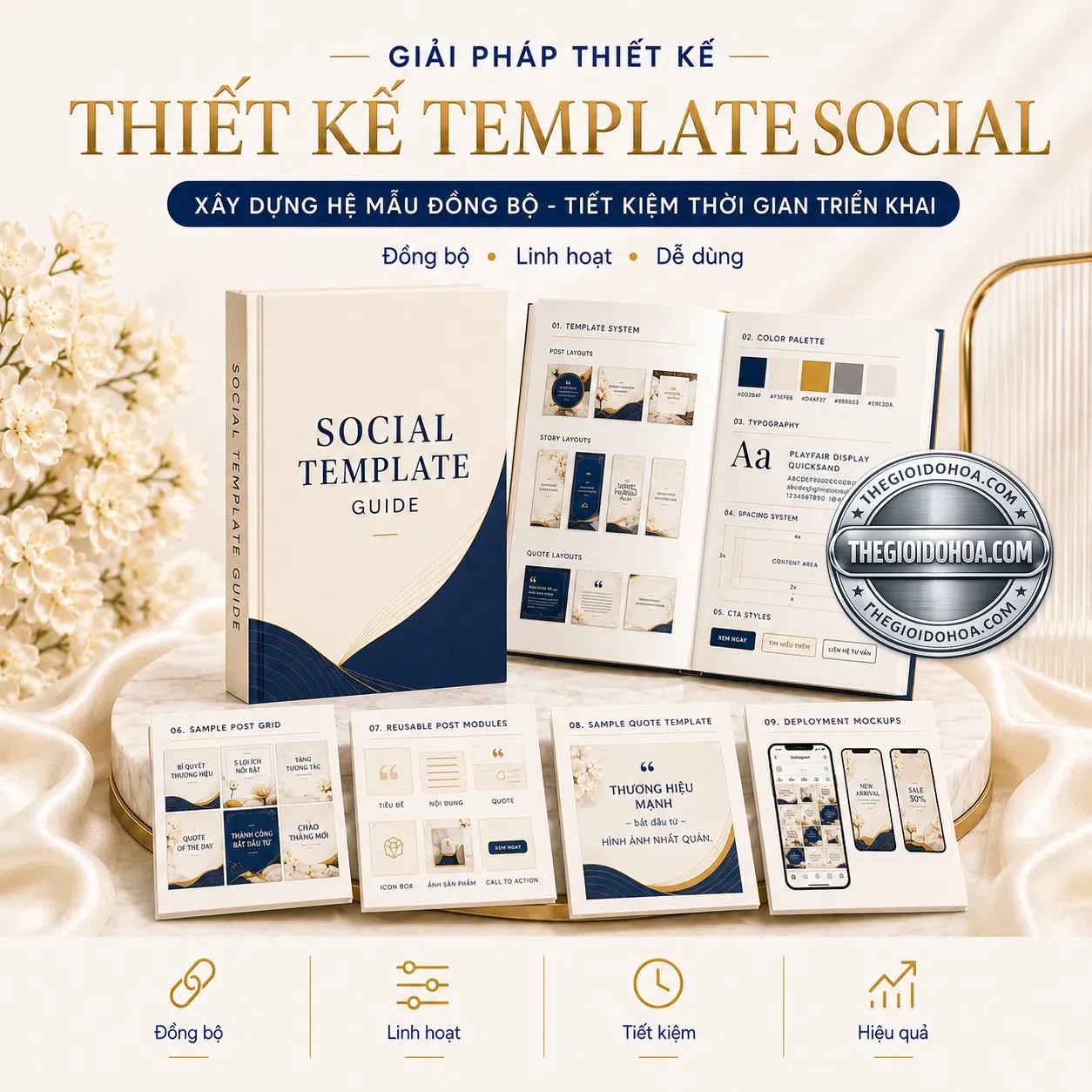 Thiết kế template social