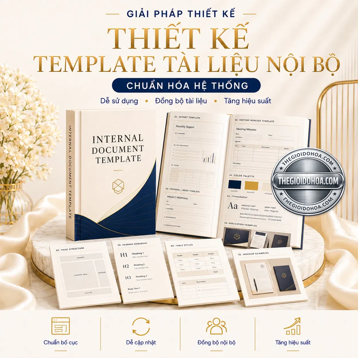 Thiết kế template tai lieu nổi bộ