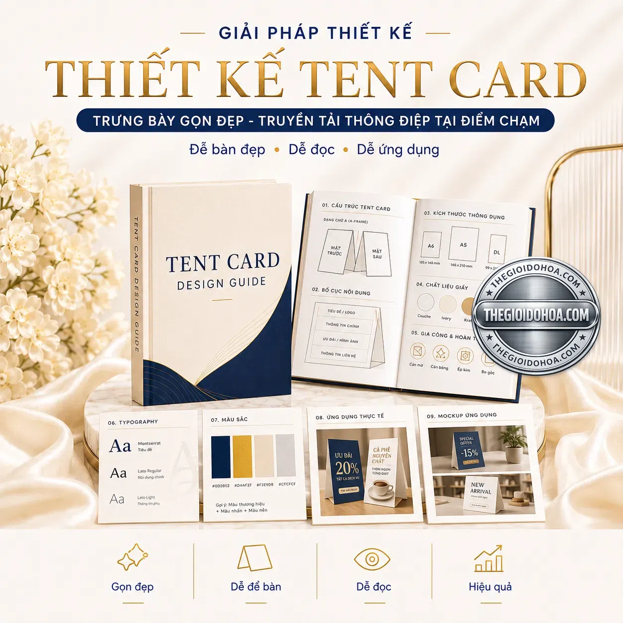 Thiết kế tent card