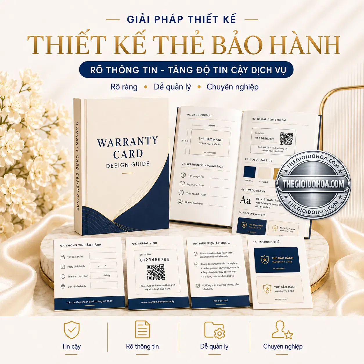 Thiết kế the báo hanh