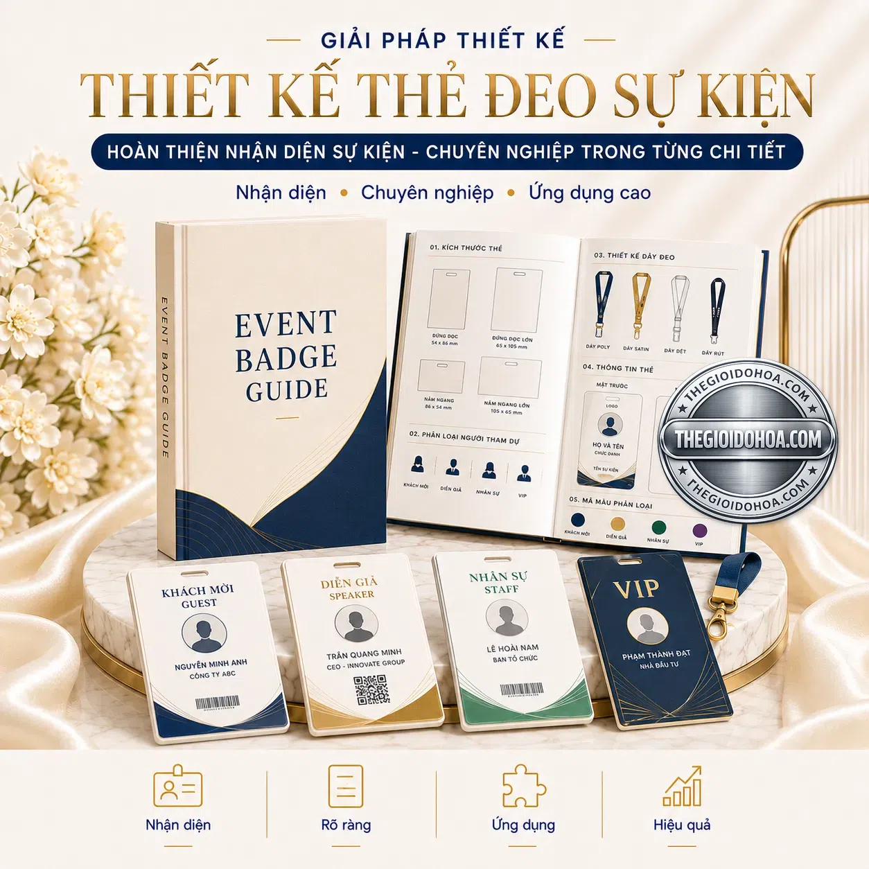 Thiết kế the deo sự kiện